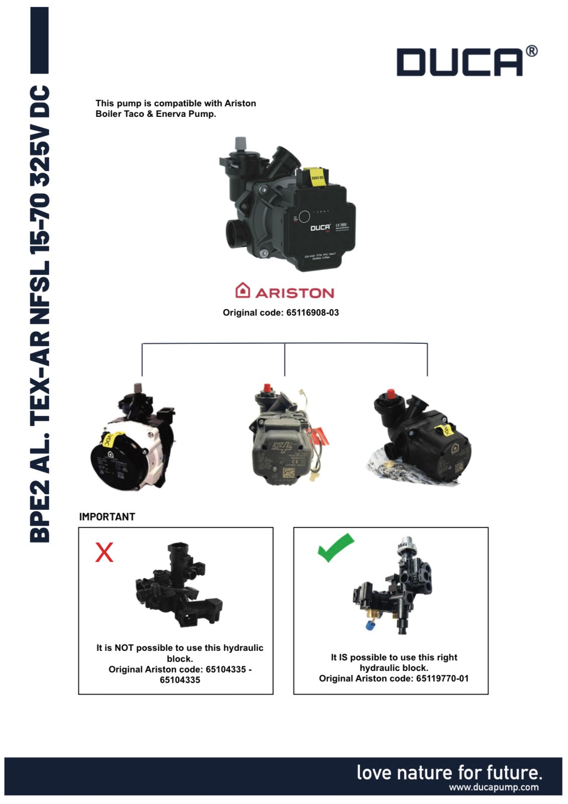65116908-03 GP - Ariston szivattyú kiváltó (Rendelésre)