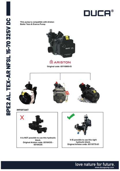 65116908-03 GP - Ariston szivattyú kiváltó (Rendelésre)