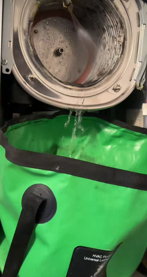 Boiler drainage bag